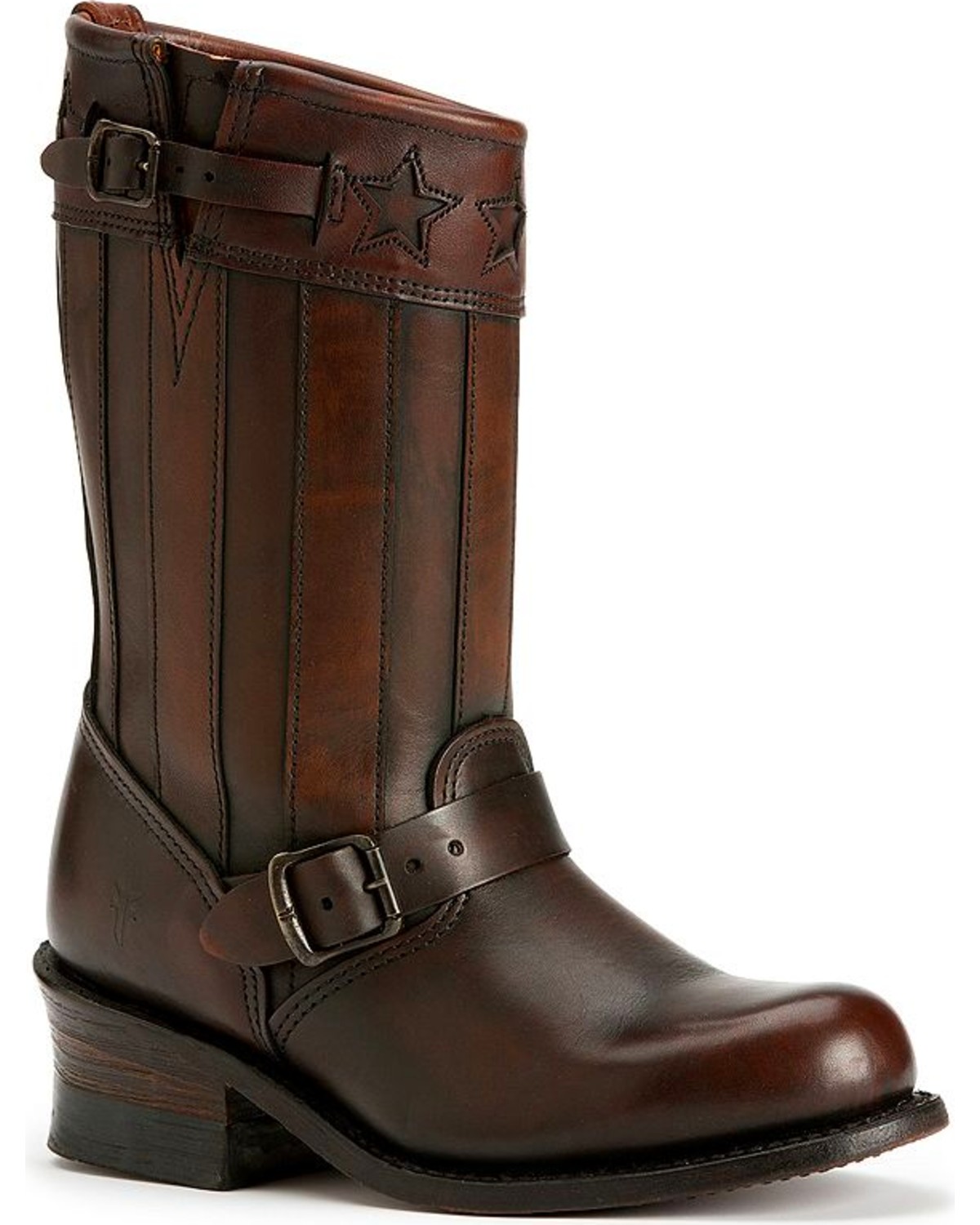 Frye Women s Engineer Americana Short Western Boots Boot Barn in Tustin CA