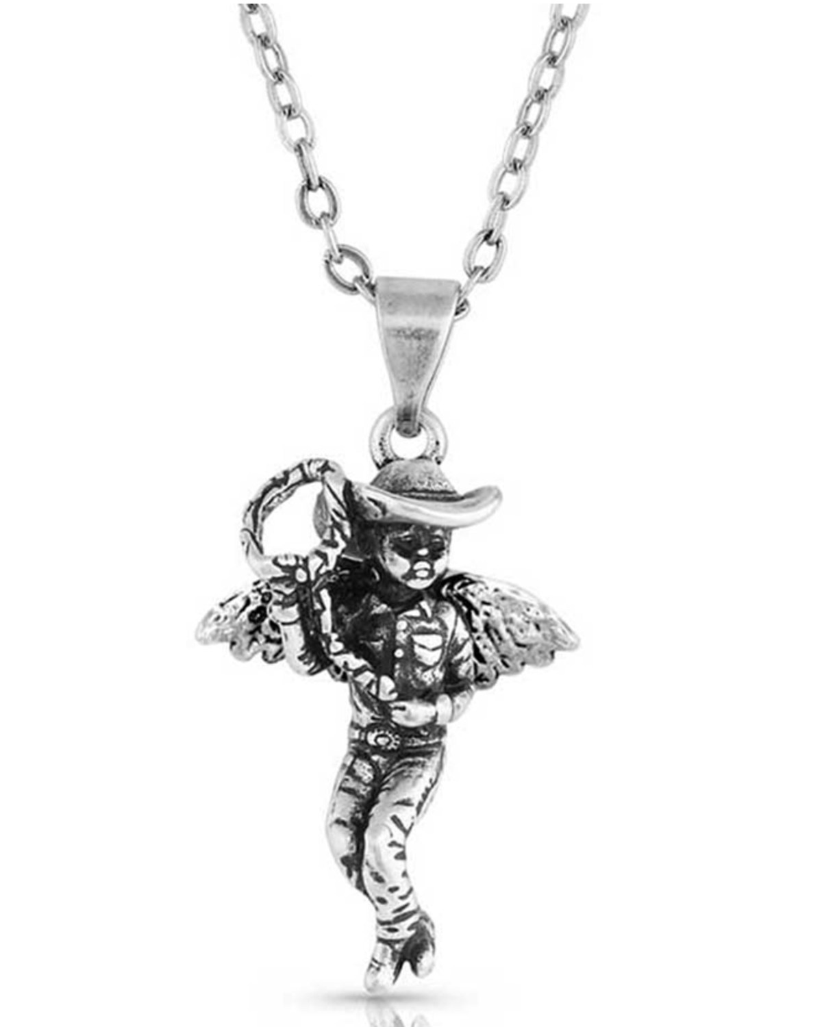 King Ice MINI 14K MINI ANGEL NECKLACE | Arden Fair