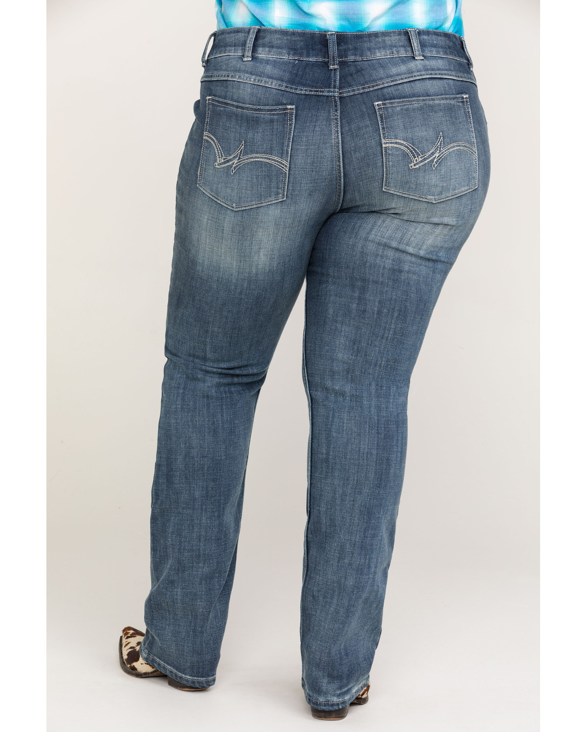 Wrangler Women's Straight Leg Jeans - Plus