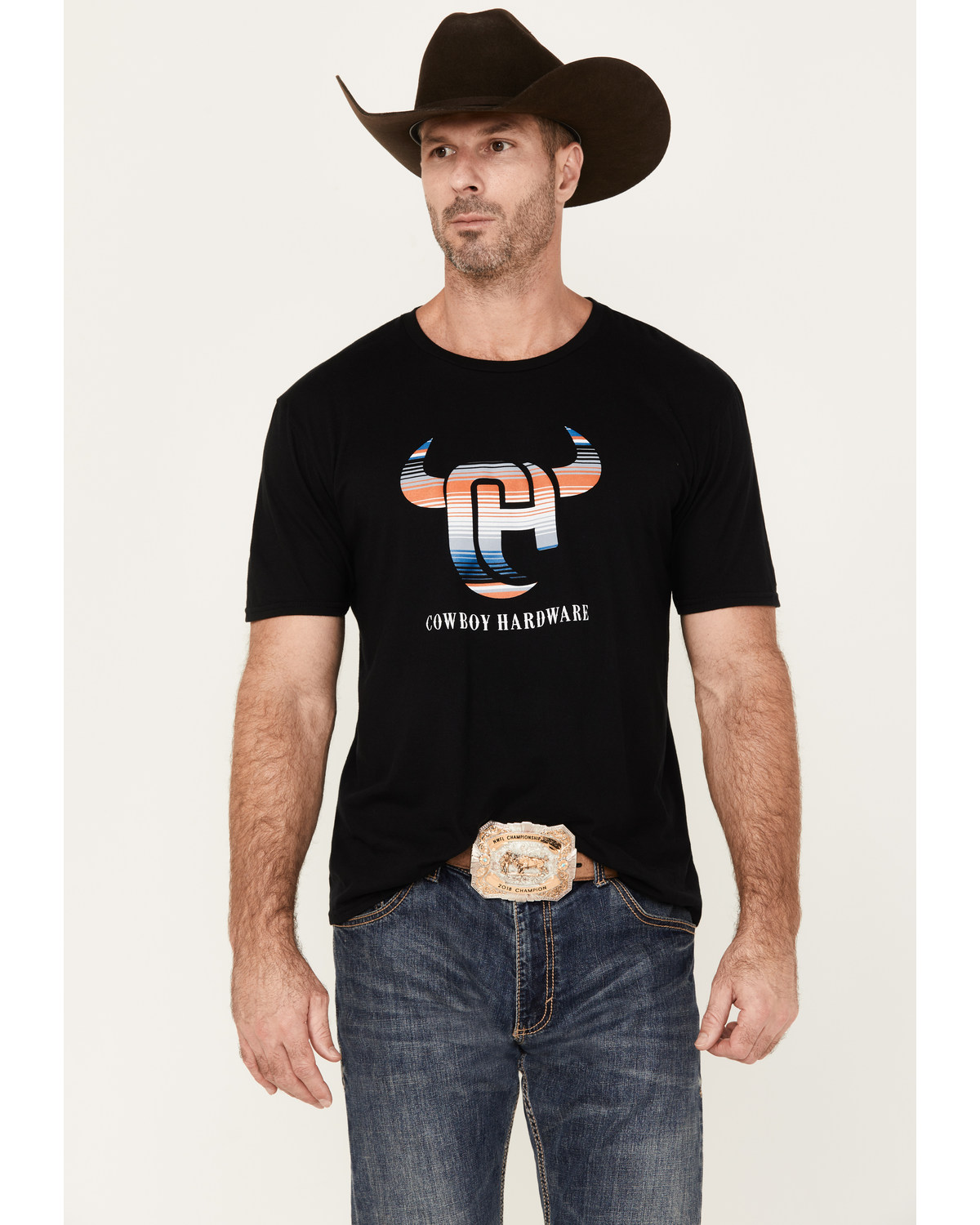 Cowboy Hardware Men's Serape Short Sleeve Graphic T-Shirt