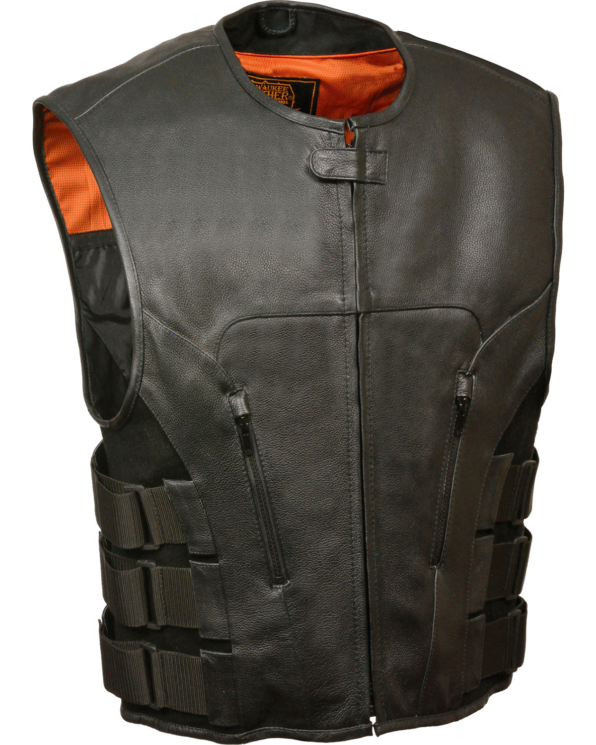 Milwaukee Leather Men's SWAT Style Zipper Front Vest