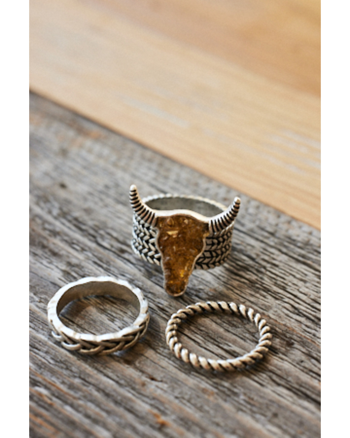 Shyanne Women's Steerhead Ring Set - 3 Piece