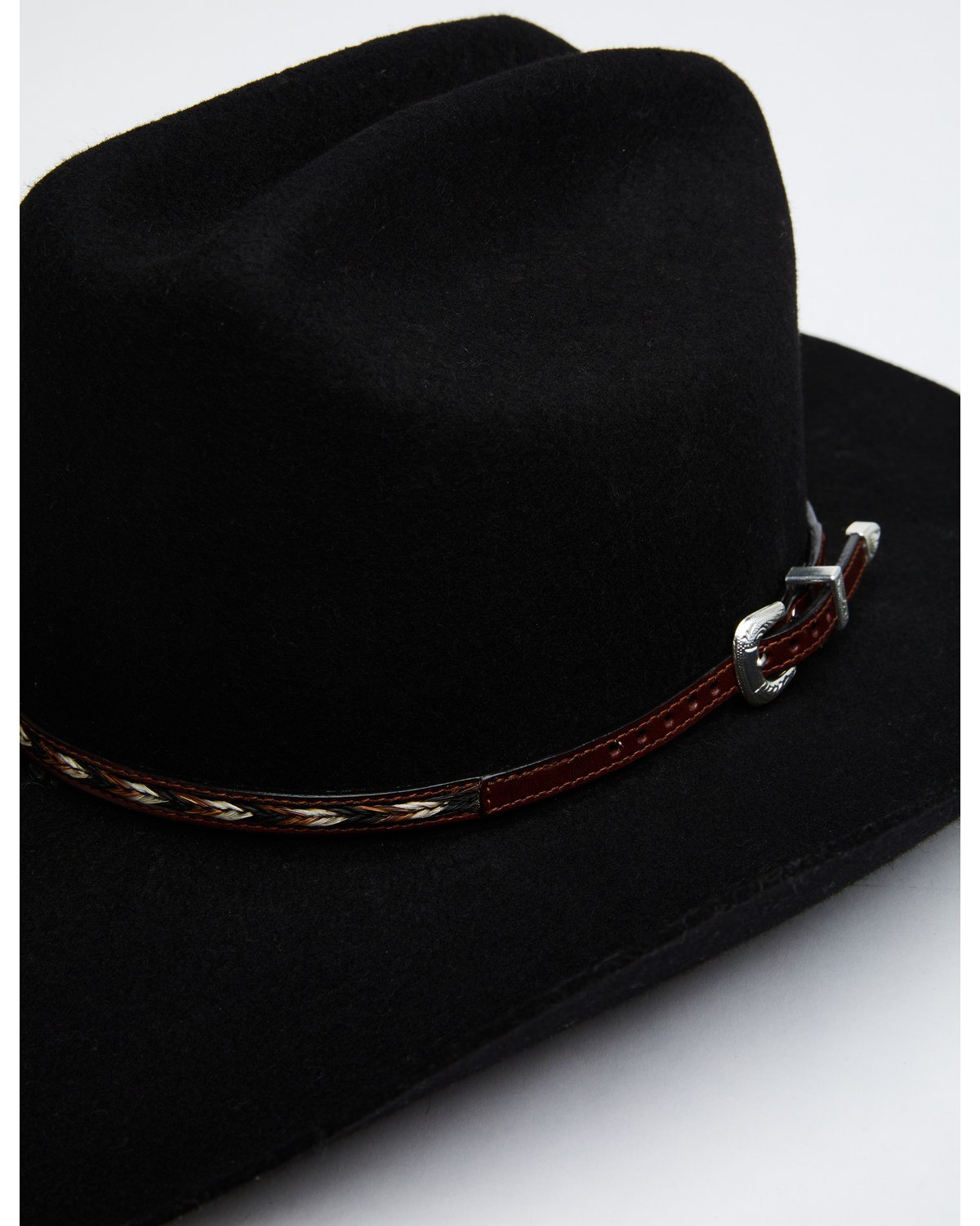 Austin Accent Leather Horsehair Insert Hat Band