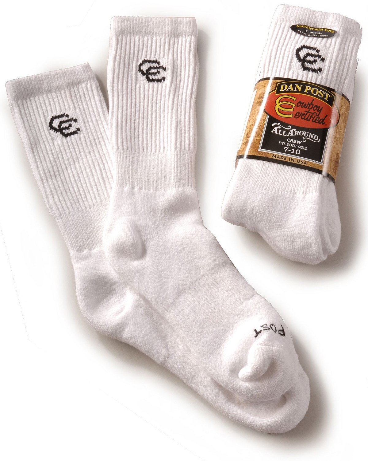 Dan Post Men s Cowboy Certified Crew Socks 2 Pack Sizes 7 10 Boot Barn in Tustin CA
