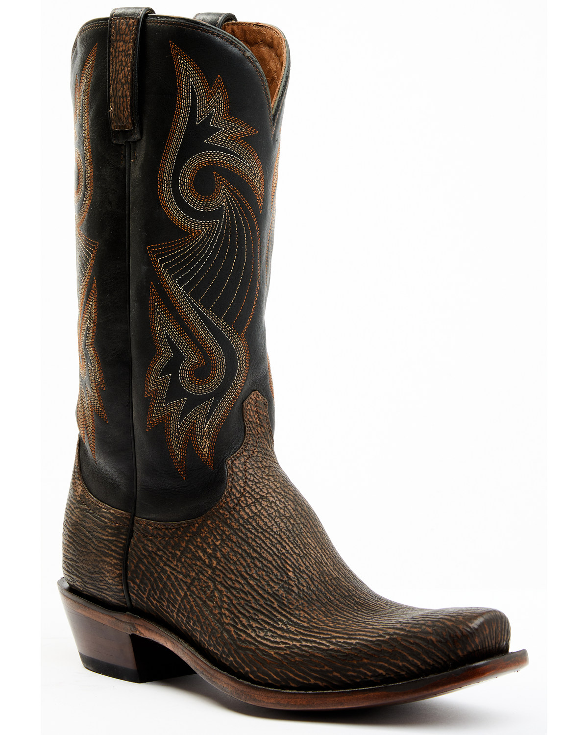 Lucchese exotic square toe boots best sale