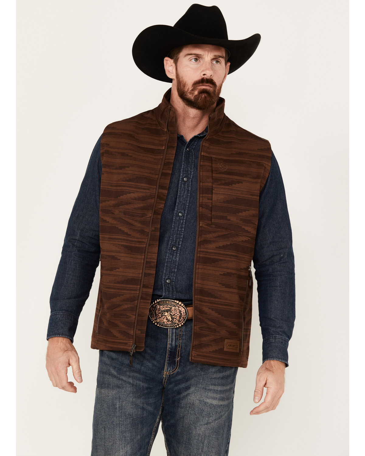 Ariat Men s Logo Chimayo Vest Pueblo Mall