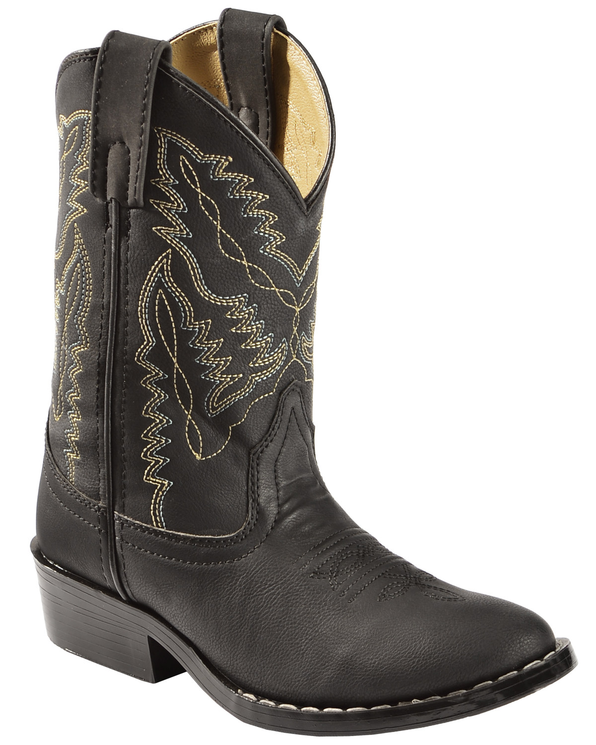 boys black cowboy boots