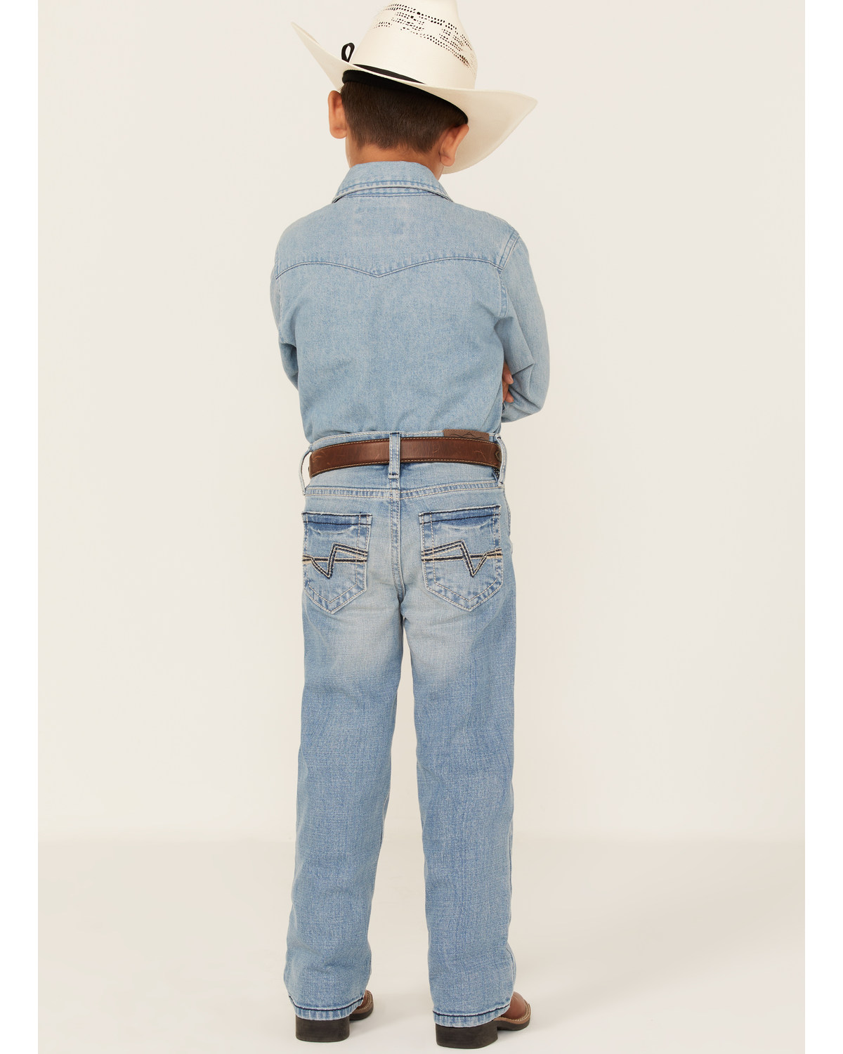Cody James Boys' Arlo Light Wash Slim Bootcut Jeans - Sizes 4-8