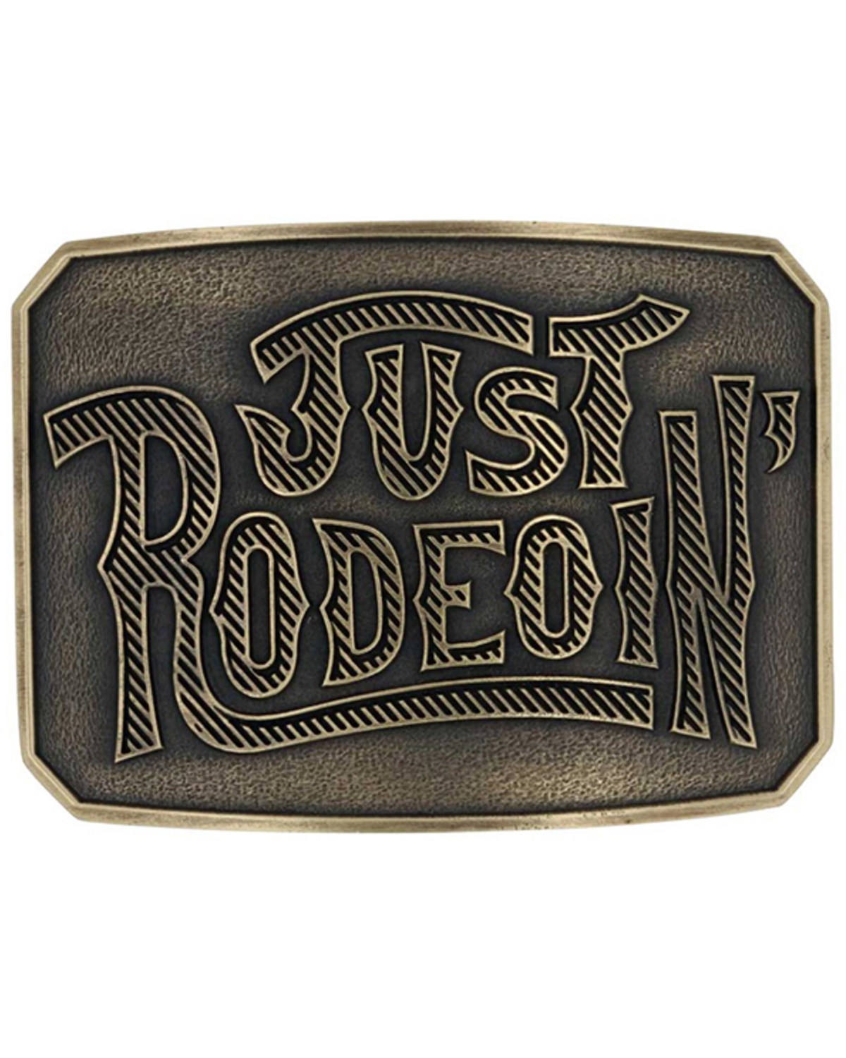 Montana Silversmiths Dale Brisby Just Rodeoin' Attitude Belt Buckle