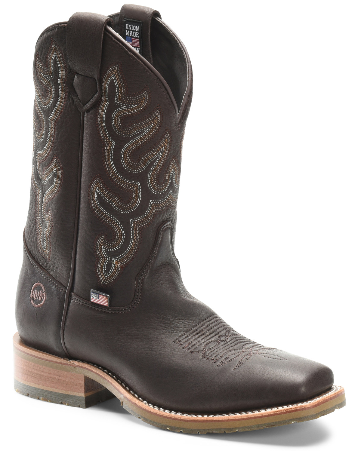 men's elk skin cowboy boots