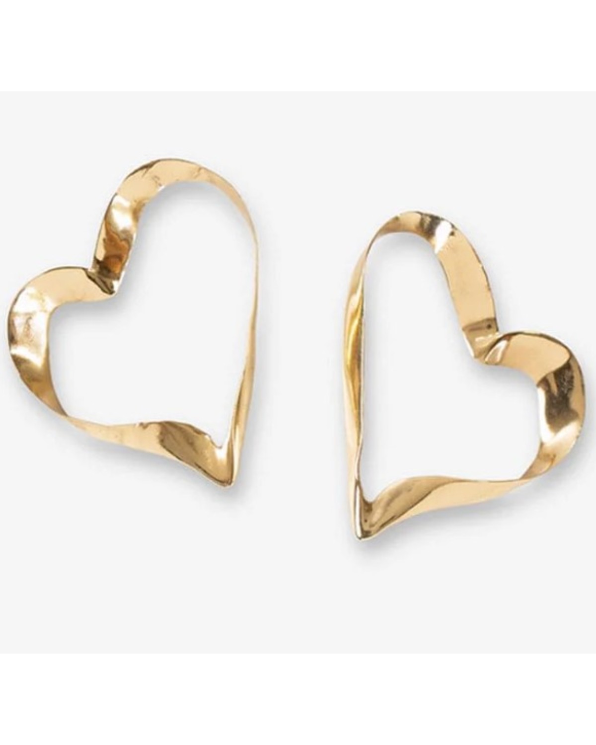 Ink + Alloy Women's Hope Ribbon Heart Earrings