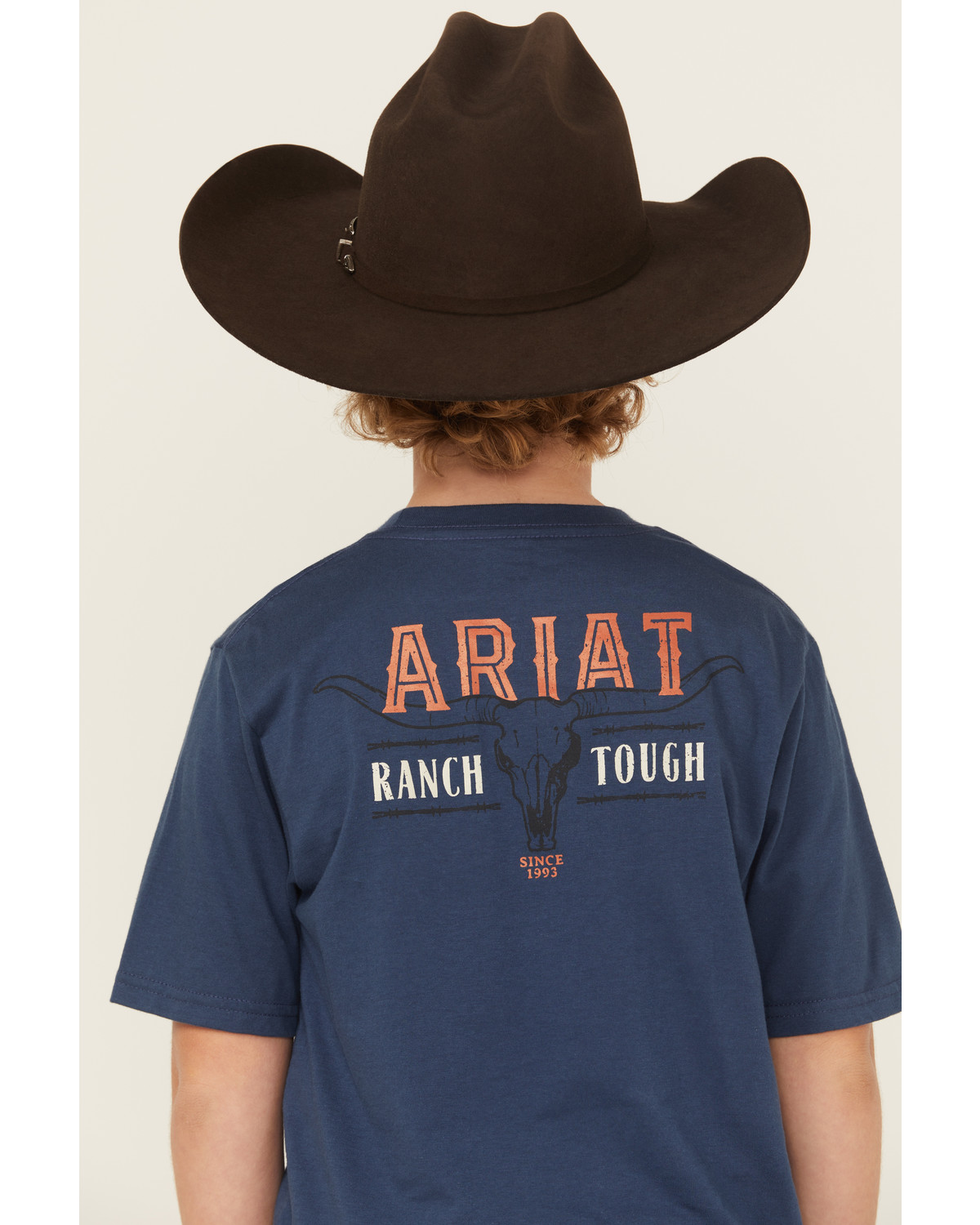 Ariat Boys' Ranch Logo Short Sleeve Graphic T-Shirt