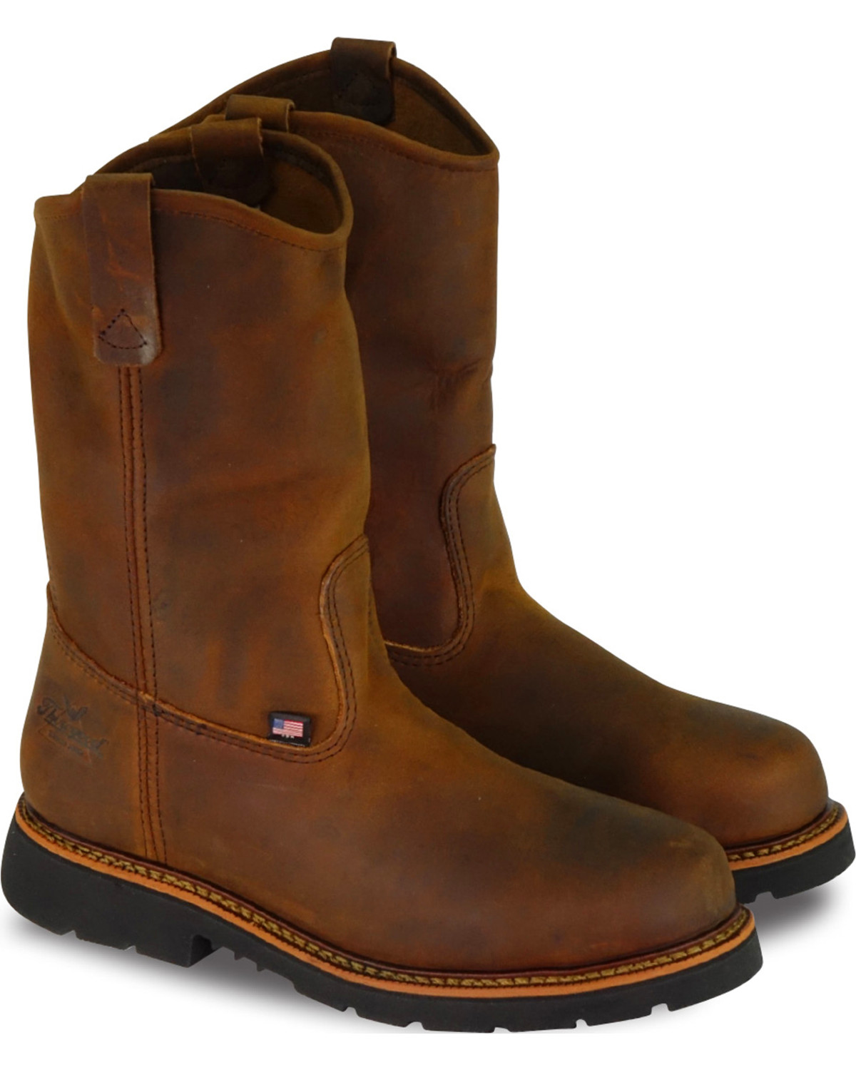 thorogood slip on boots