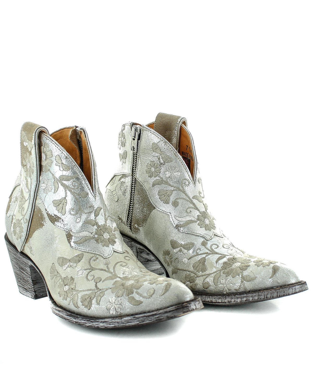snip toe western booties