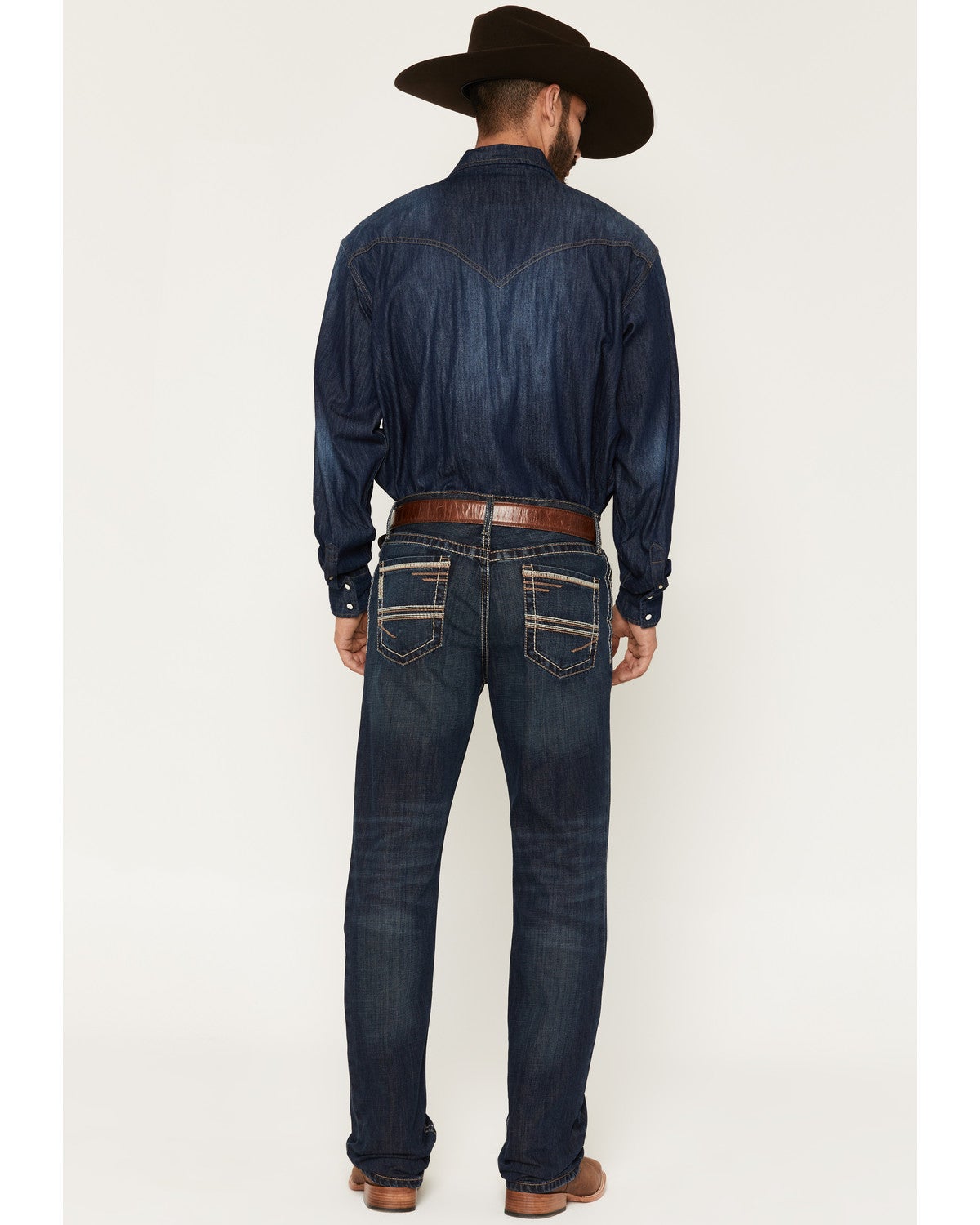 Cinch Men's Ian Rigid Dark Slim Bootcut Jeans | Boot Barn