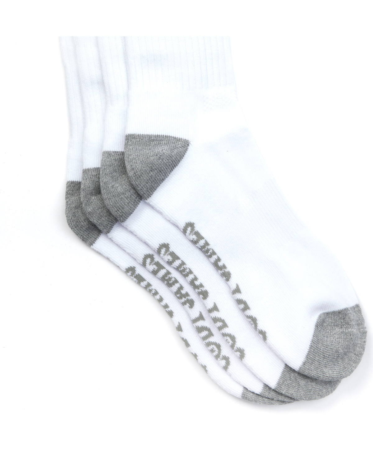 Cody James Men's White Crew Socks With Moisture Management
