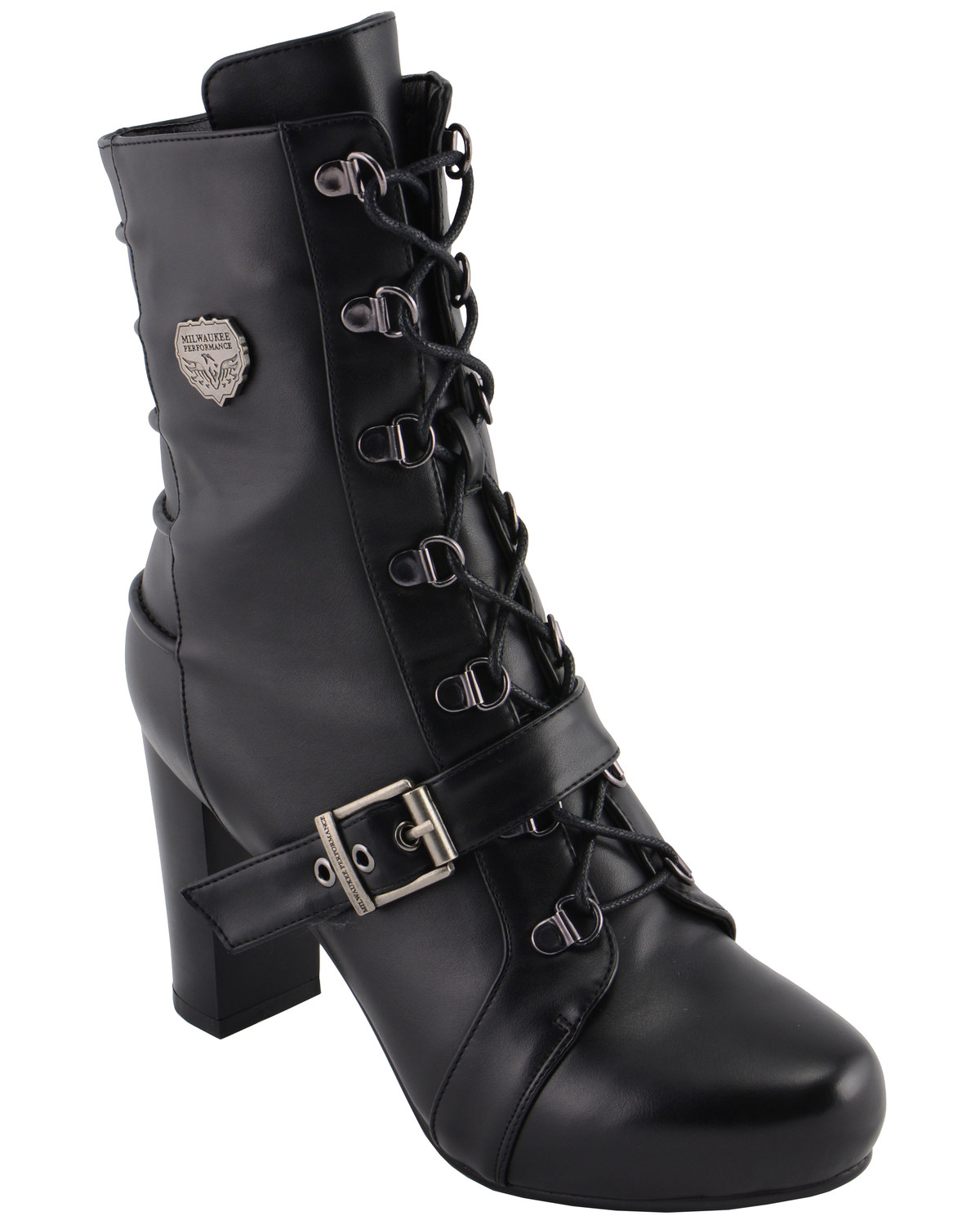 lace front boots womens