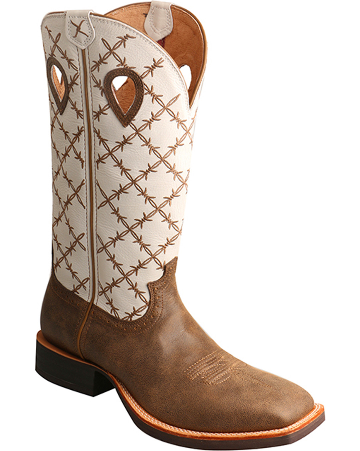 Twisted X Men's 14" Ruff Stock Boots - Broad Square Toe