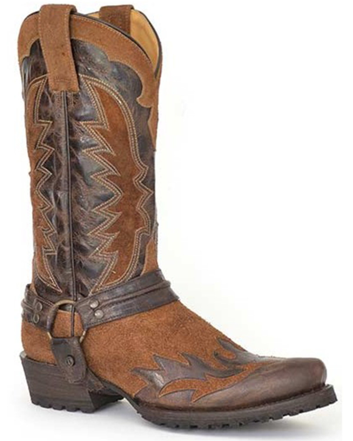 Stetson Men's Outlaw Wings Motorcycle Boots - Medium Toe