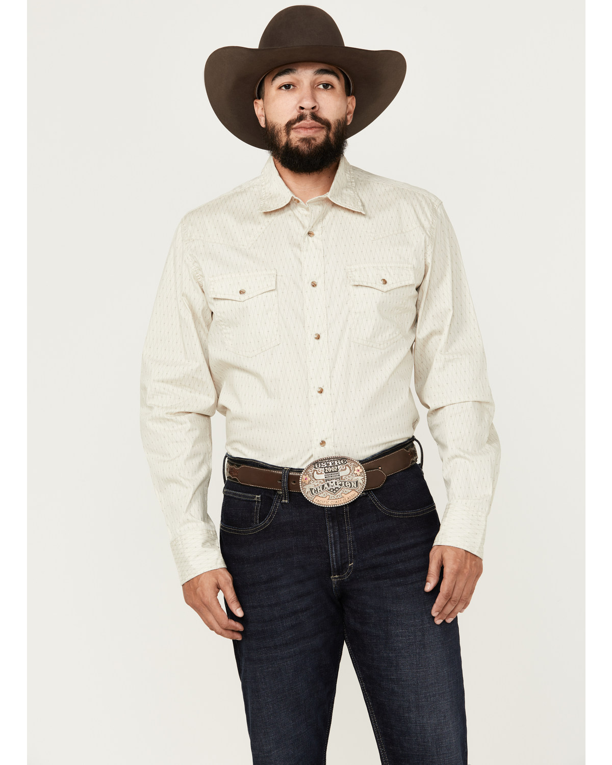 Wrangler Men's 20X Advanced Comfort Print Long Sleeve Snap Western Shirt
