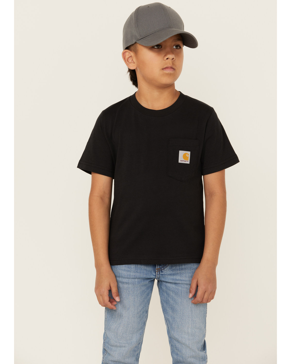 Carhartt Little Boys' Solid Short Sleeve Pocket T-Shirt