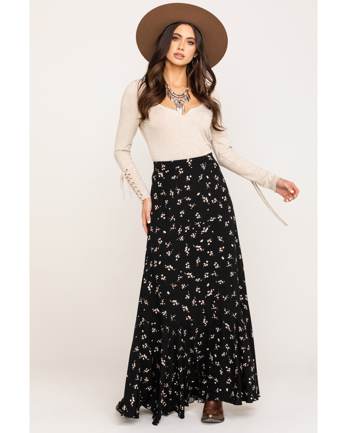 free people maxi skirt