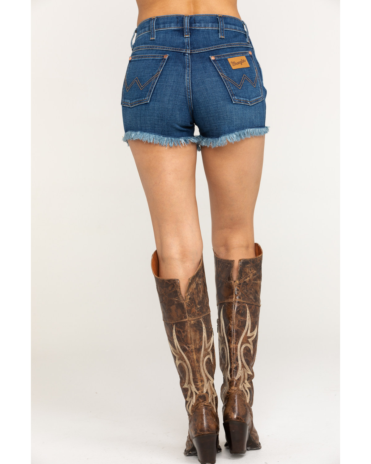 women's wrangler cut off shorts
