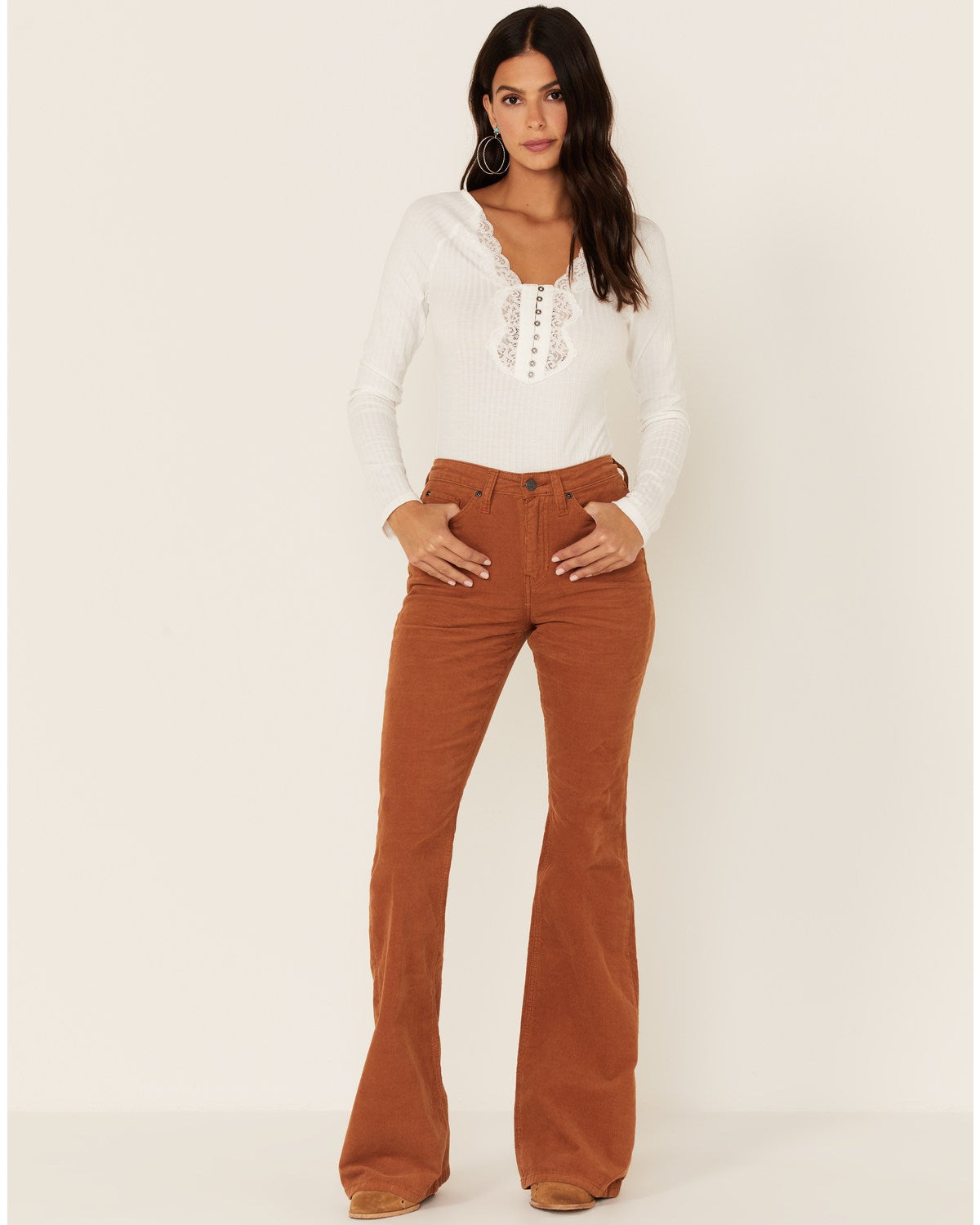 Idyllwind Women's Pecan High Rise Flare 