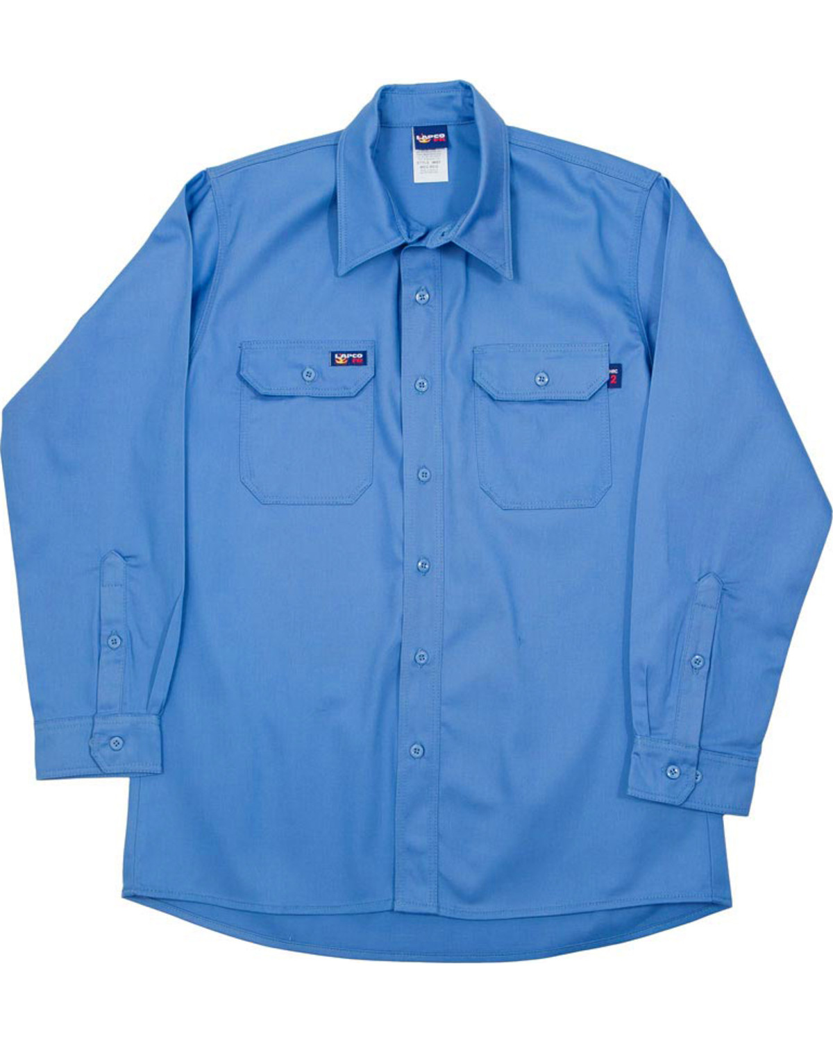 Lapco Men's Blue FR Uniform Shirt