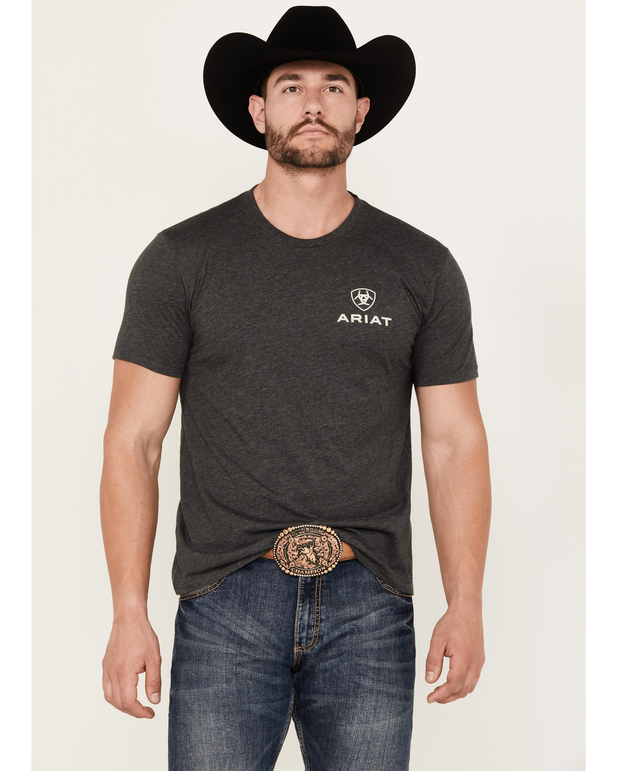 Ariat Men's Southwestern Print Logo Short Sleeve Graphic T-Shirt