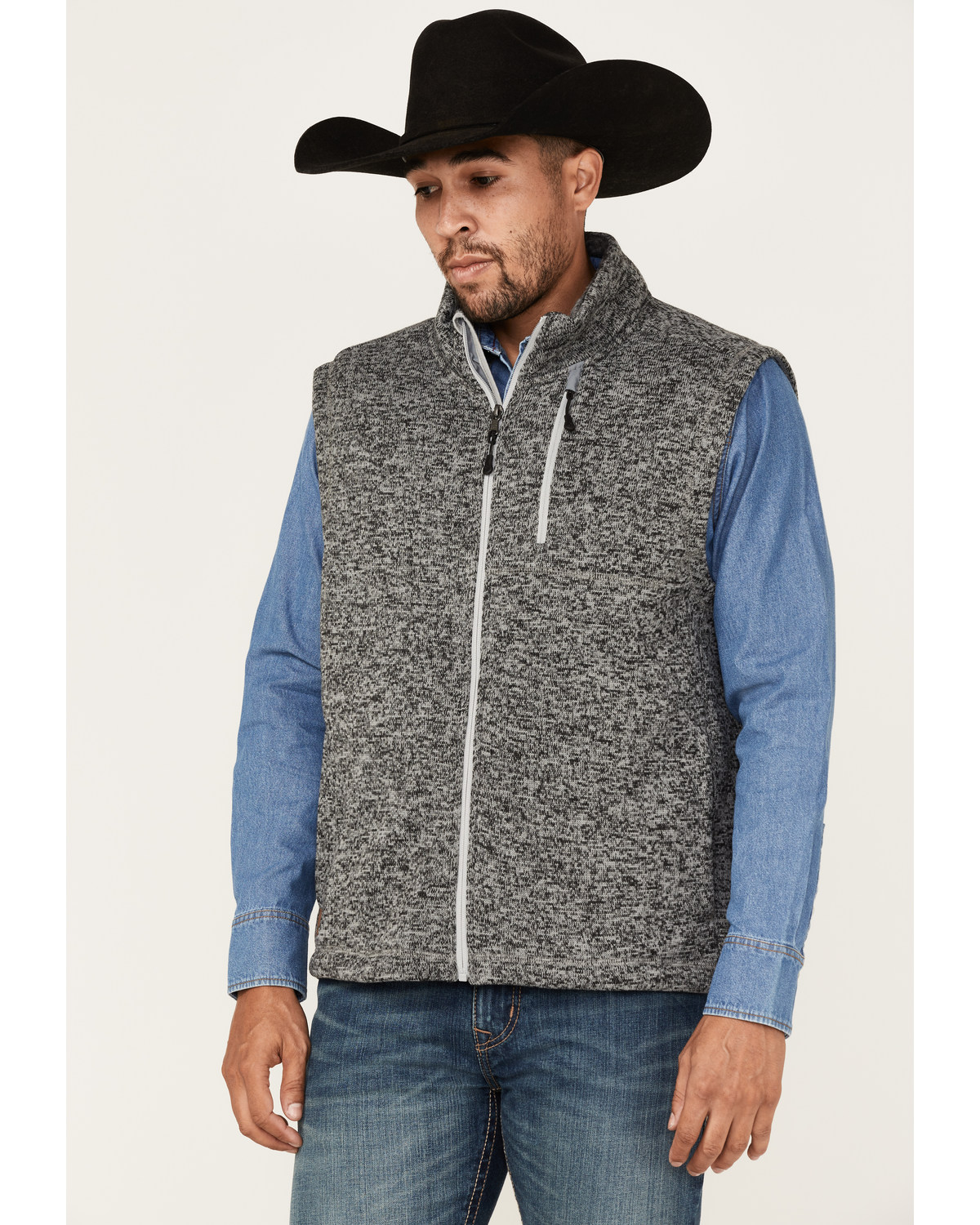 Cody James Men's Range Zip-Front Sweater Knit Vest