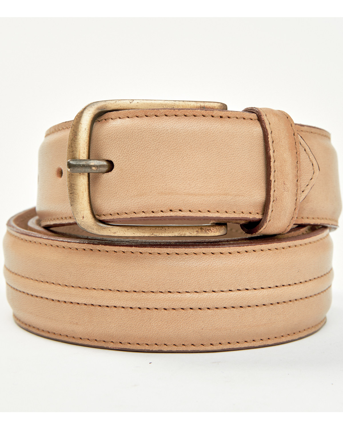 Cody James Men's Camel Dressy Leather Western Belt