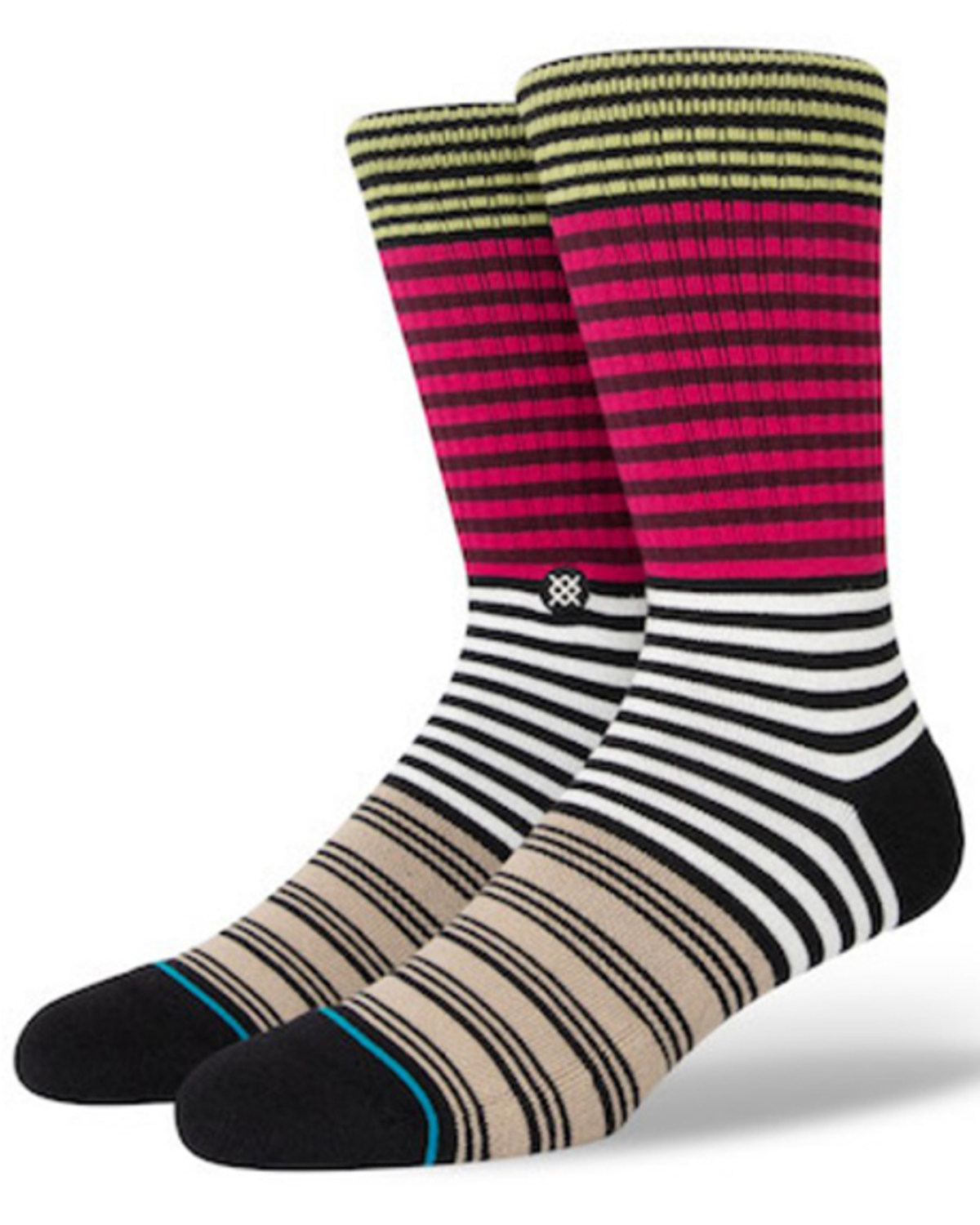 Stance Men's Diatonic Stripe Crew Socks