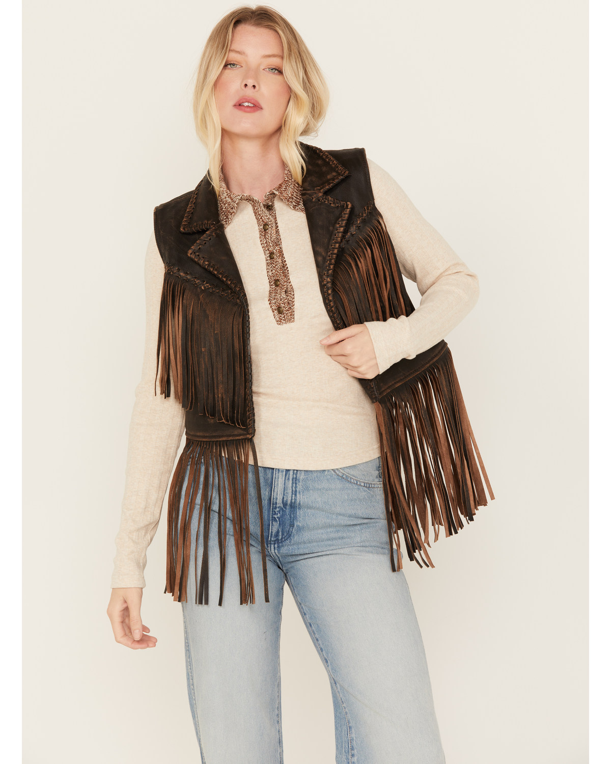 Cripple creek suede vest cheap