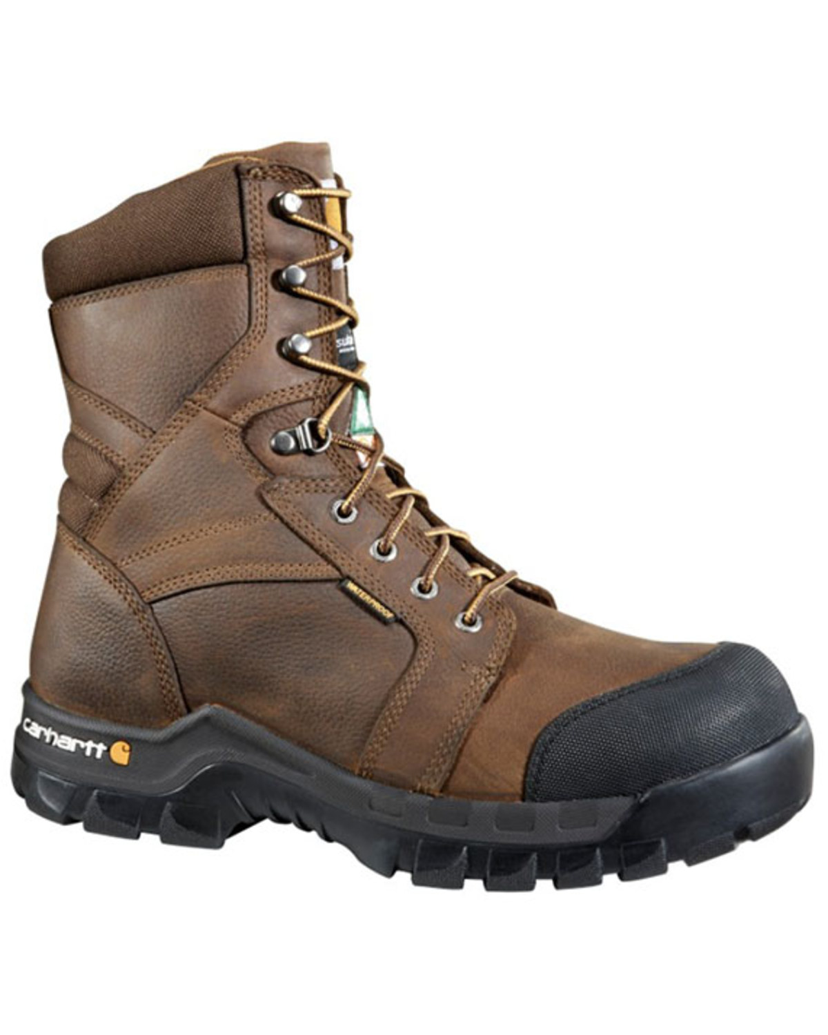 Carhartt Men's 8" Rugged Flex Waterproof Insulated Composite Toe Work Boots