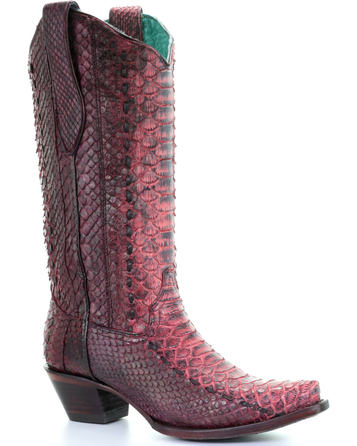 red cowgirl boots
