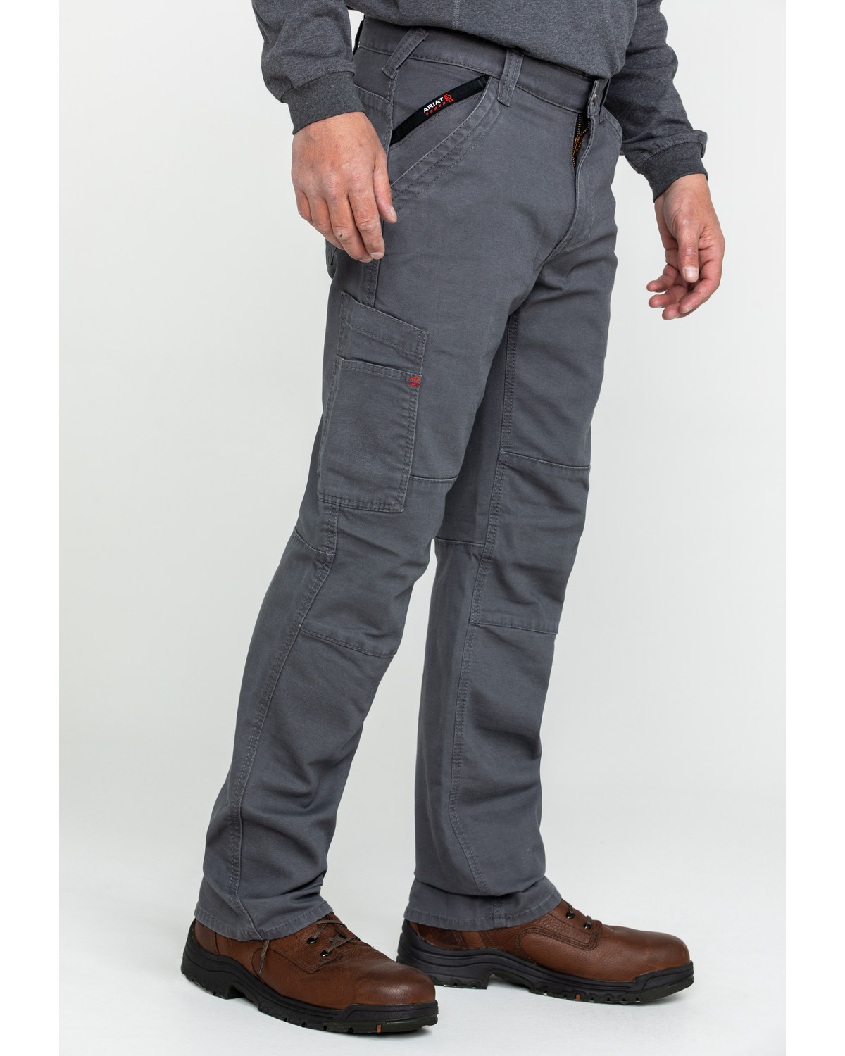 grey work trousers womens