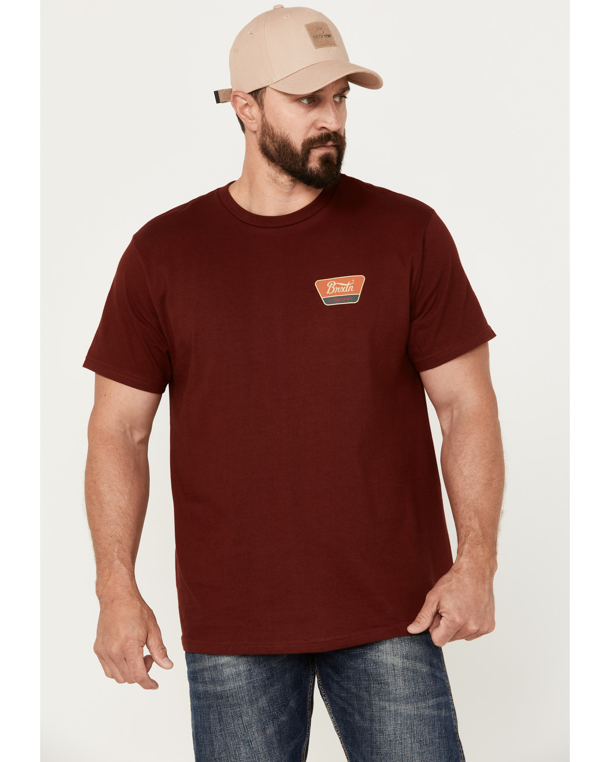 Brixton Men's Linwood Short Sleeve Standard Graphic T-Shirt