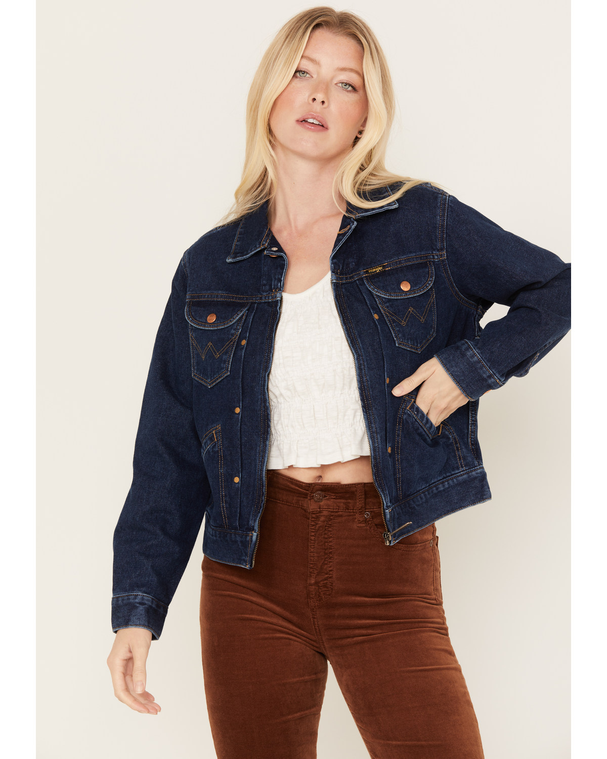 Jean jacket with flannel lining hotsell