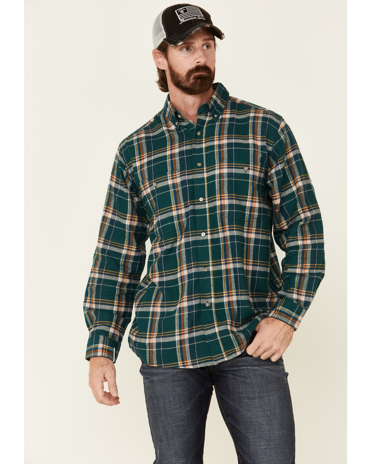 Wrangler rugged wear long sleeve shirts clearance