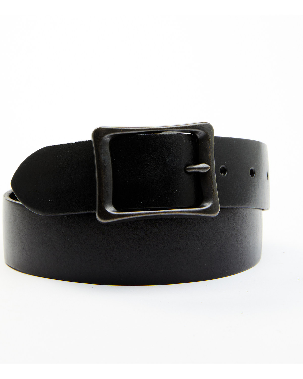 Brothers and Sons Men's Burnished Leather Belt
