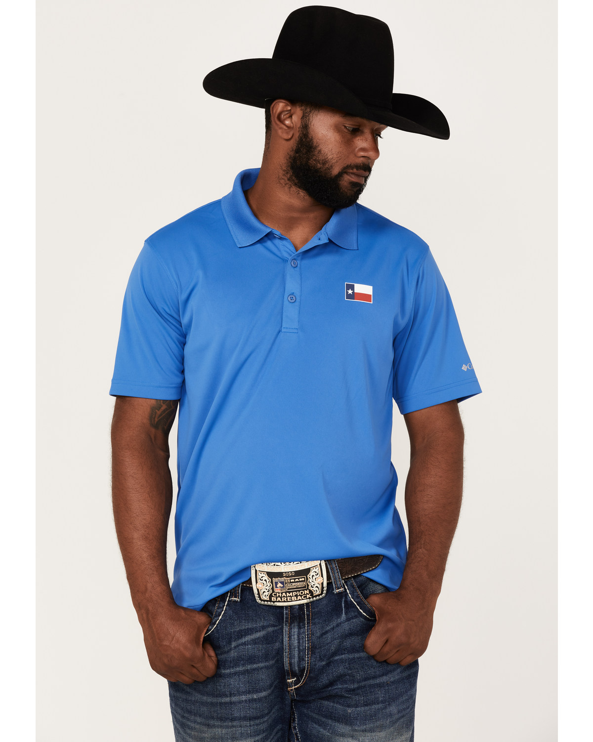 Flag polo shirt top