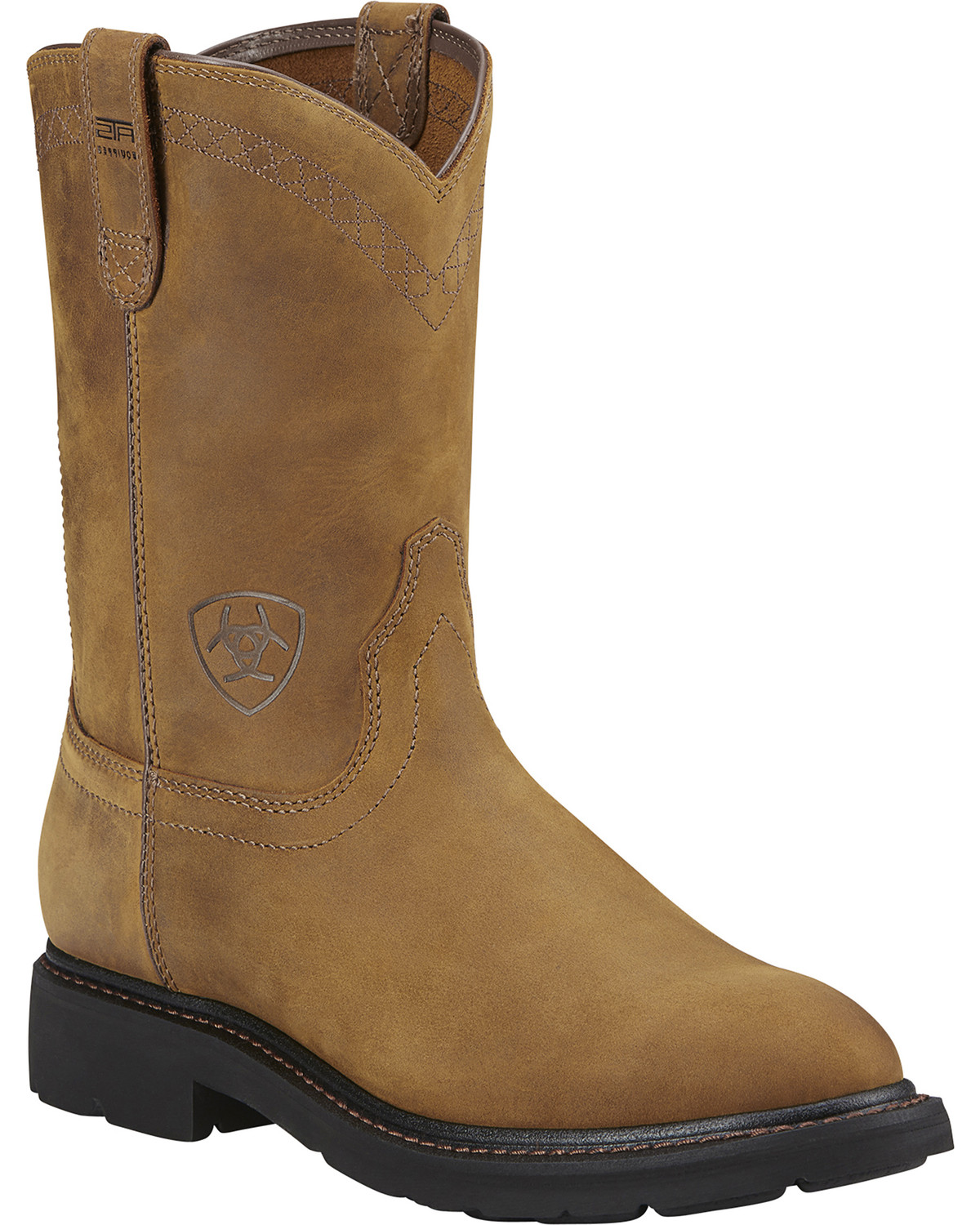 Ariat Men's Sierra Western Work Boots - Soft Toe