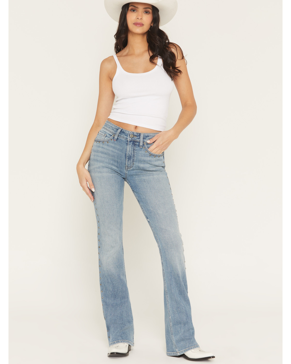 Idyllwind Women's Popla Medium Wash Legend High Rise Bootcut Stretch Denim Jeans