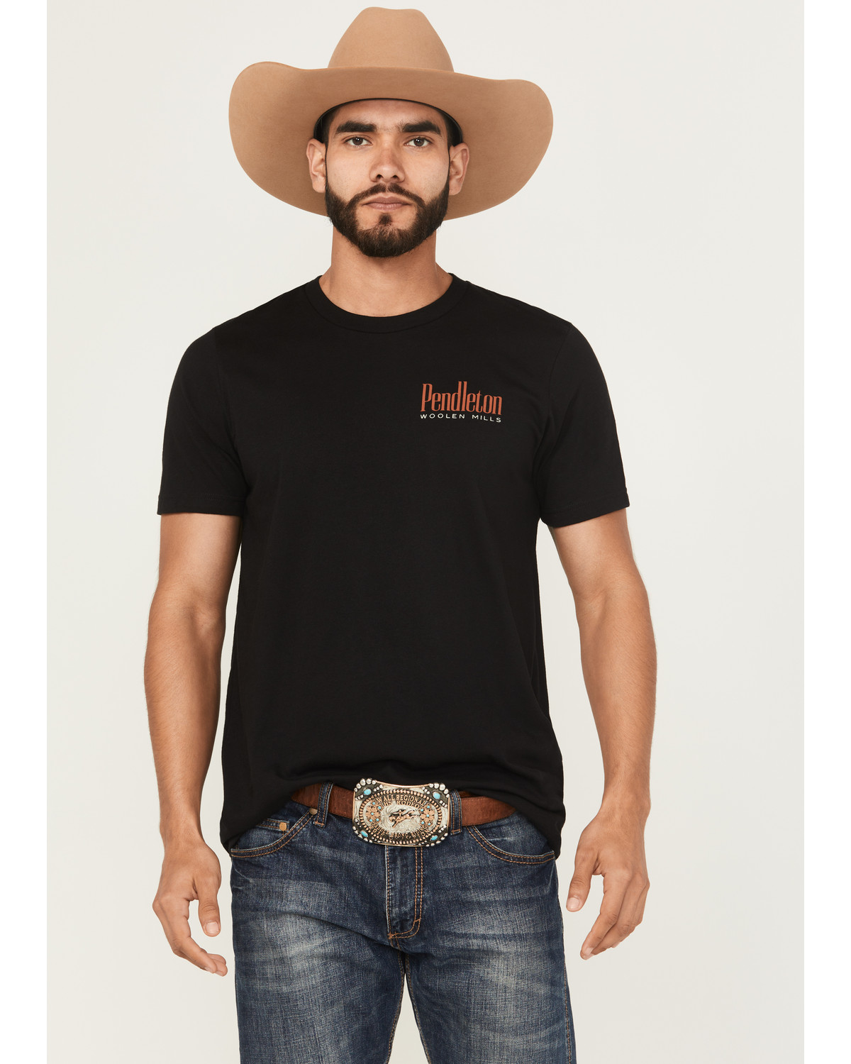 Pendleton Men's Boot Barn Exclusive Bison Head Short Sleeve Graphic T-Shirt