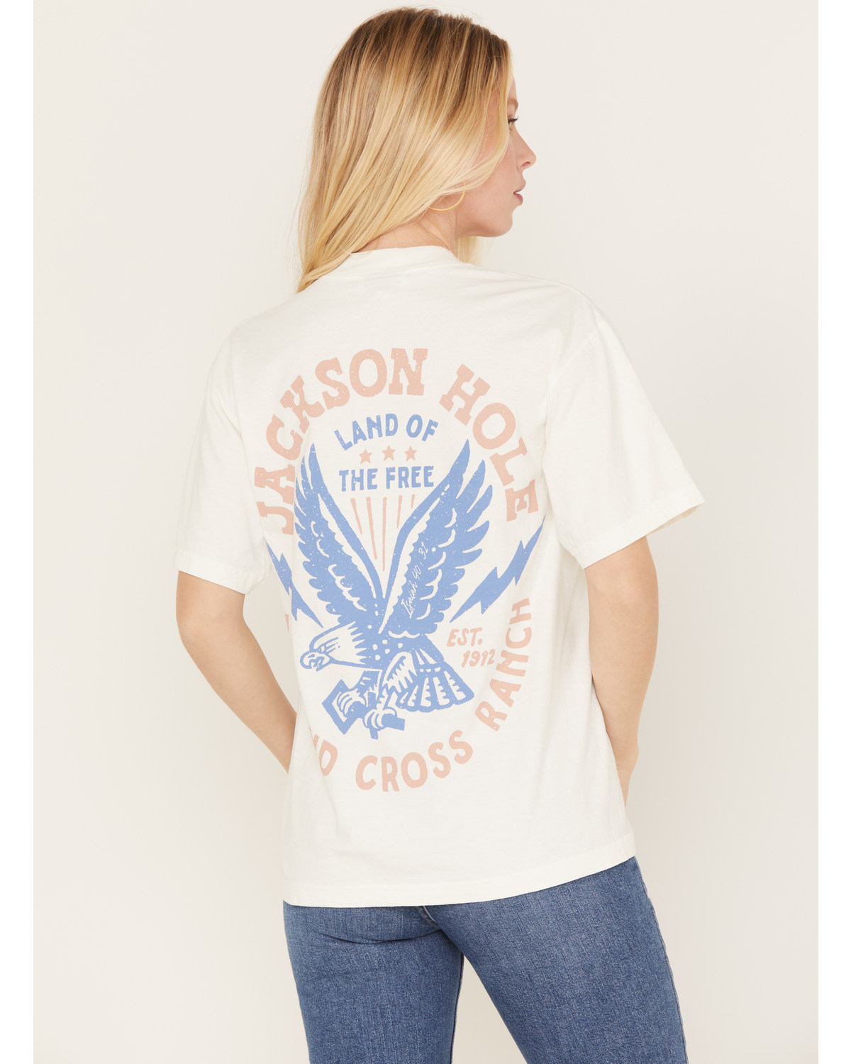 Diamond Cross Ranch Women's Eagle Hi Flyer Short Sleeve Graphic Tee