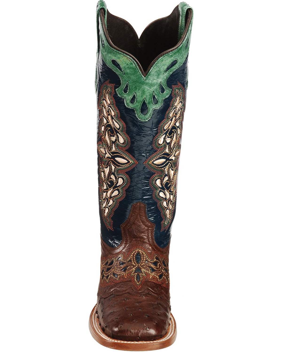 Lucchese Women's Handmade 1883 Amberlyn Full Quill Ostrich Boots