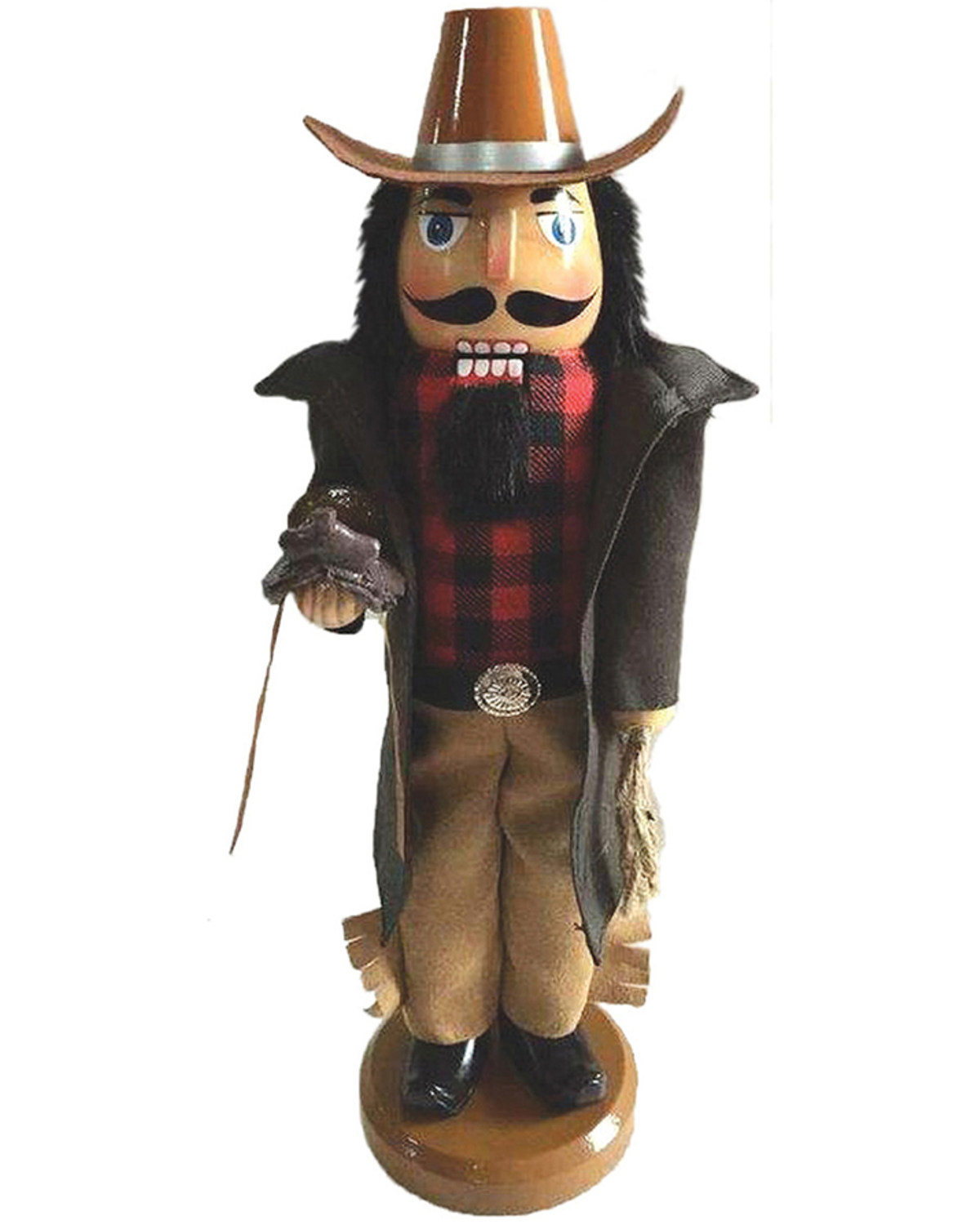 Santa's Workshop 14" Leather Duster Cowboy Nutcracker