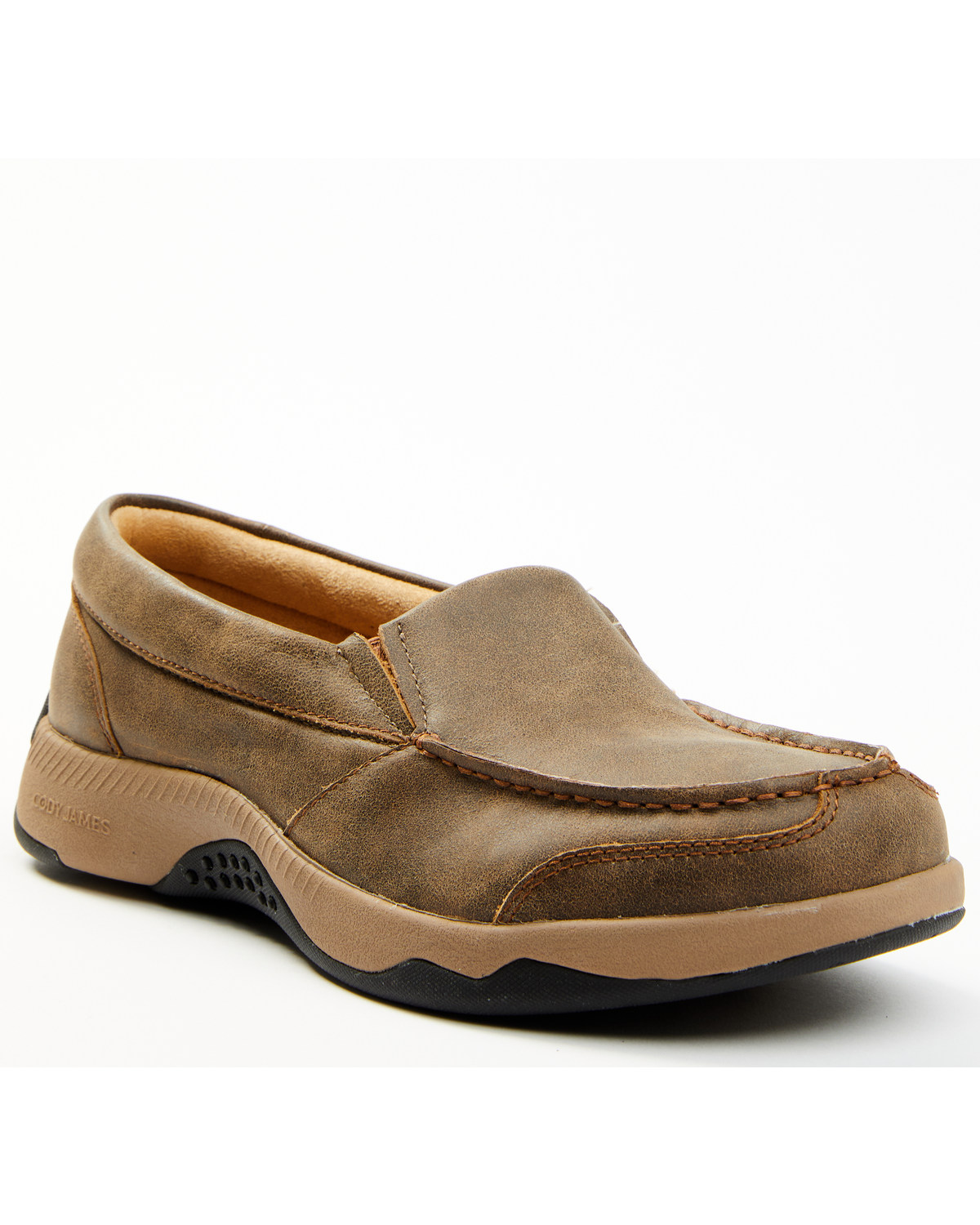 Cody James Men's Trust Me Beaned Slip-On Casual Oxford Shoes - Moc Toe