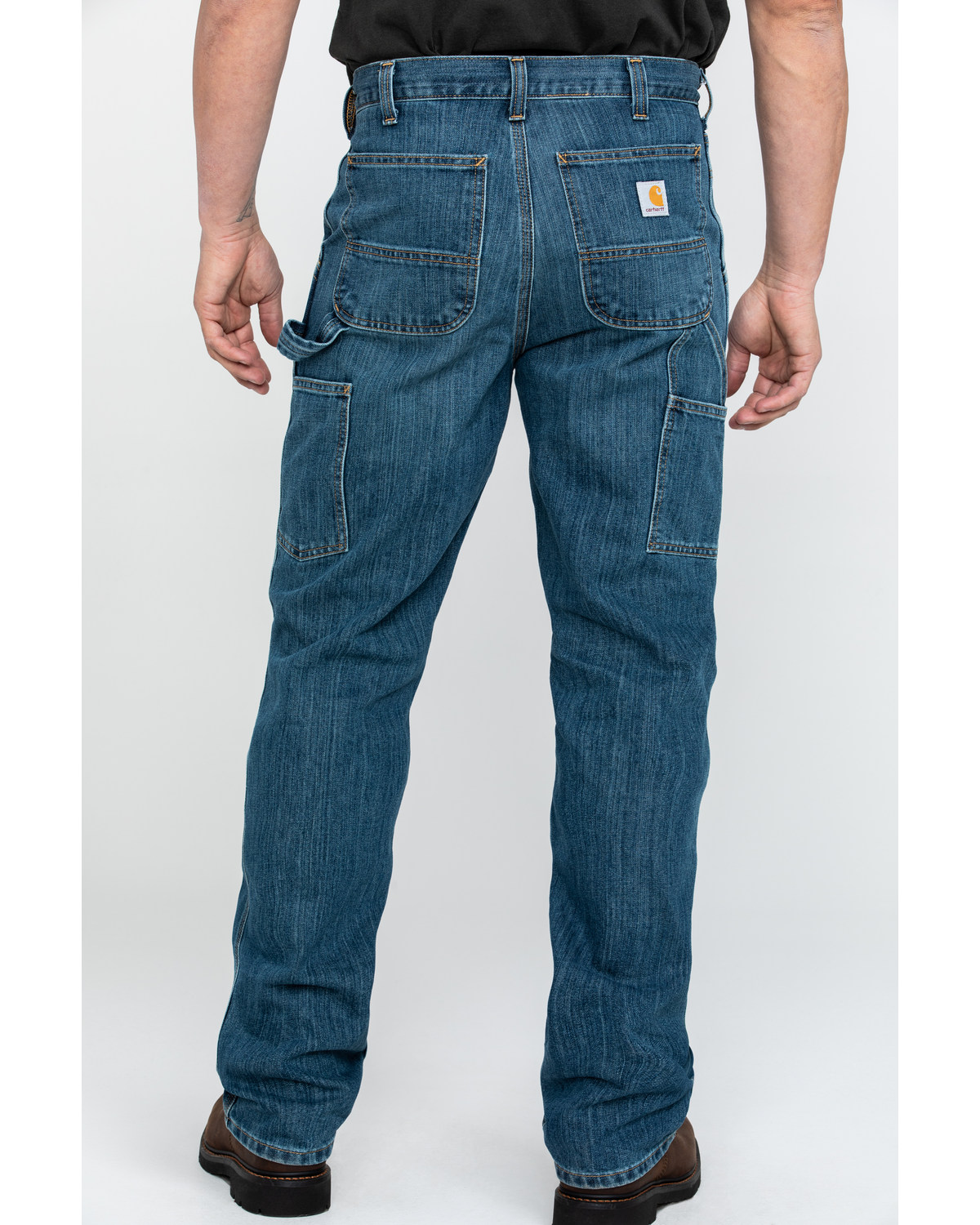Carhartt Men's Holter Dungaree Relaxed Bootcut Work Jeans | Boot Barn